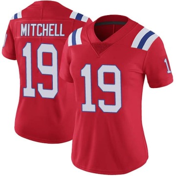 Malcolm Mitchell Women's Red Limited Vapor Untouchable Alternate Jersey