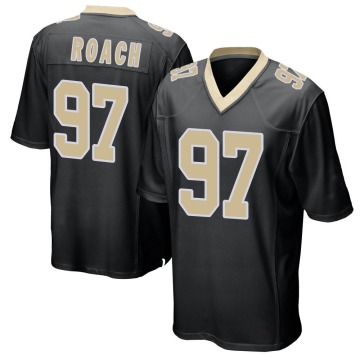 Malcolm Roach Youth Black Game Team Color Jersey