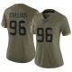 Maliek Collins Women's Olive Limited 2022 Salute To Service Jersey