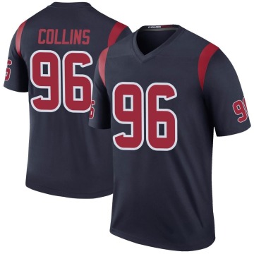 Maliek Collins Youth Navy Legend Color Rush Jersey