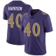 Malik Harrison Men's Purple Limited Color Rush Vapor Untouchable Jersey