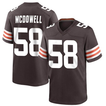 Malik McDowell Youth Brown Game Team Color Jersey