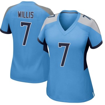 Malik Willis Women's Light Blue Game Jersey
