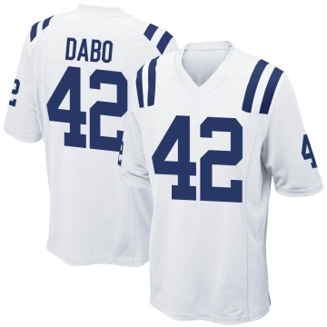 Marcel Dabo Youth White Game Jersey