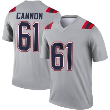 Marcus Cannon Men's Gray Legend Inverted Jersey