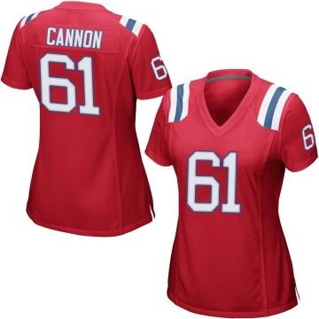 Marcus Cannon Women's Red Game Alternate Jersey