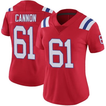 Marcus Cannon Women's Red Limited Vapor Untouchable Alternate Jersey