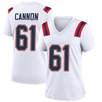 Marcus Cannon Women's White Game Jersey