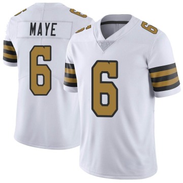 Marcus Maye Men's White Limited Color Rush Jersey