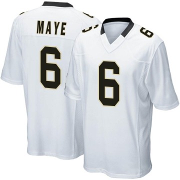 Marcus Maye Youth White Game Jersey