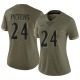 Marcus Peters Women's Olive Limited 2022 Salute To Service Jersey