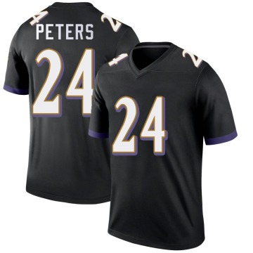 Marcus Peters Youth Black Legend Jersey