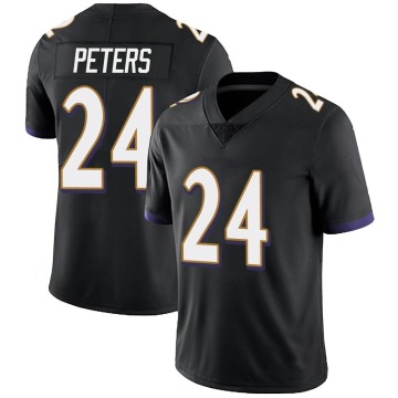 Marcus Peters Youth Black Limited Alternate Vapor Untouchable Jersey