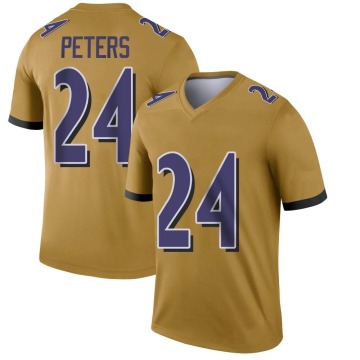 Marcus Peters Youth Gold Legend Inverted Jersey