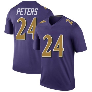Marcus Peters Youth Purple Legend Color Rush Jersey