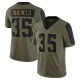 Marcus Sherels Youth Olive Limited 2021 Salute To Service Jersey