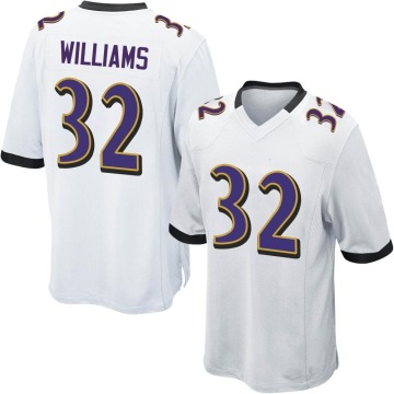 Marcus Williams Youth White Game Jersey