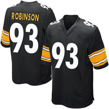 Mark Robinson Youth Black Game Team Color Jersey