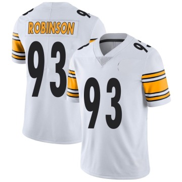 Mark Robinson Youth White Limited Vapor Untouchable Jersey