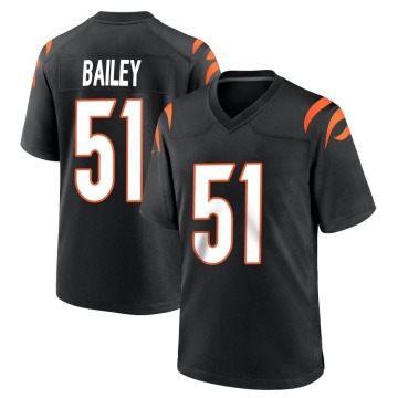 Markus Bailey Youth Black Game Team Color Jersey