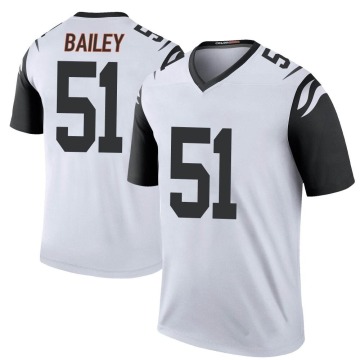 Markus Bailey Youth White Legend Color Rush Jersey