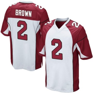 Marquise Brown Men's White Game Jersey