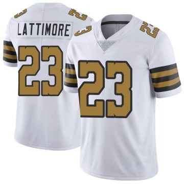 Marshon Lattimore Youth White Limited Color Rush Jersey