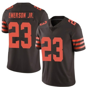 Martin Emerson Jr. Men's Brown Limited Color Rush Jersey