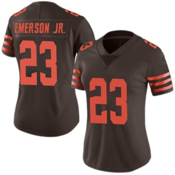 Martin Emerson Jr. Women's Brown Limited Color Rush Jersey