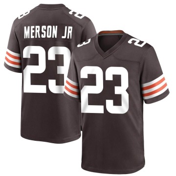 Martin Emerson Jr. Youth Brown Game Team Color Jersey
