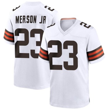 Martin Emerson Jr. Youth White Game Jersey