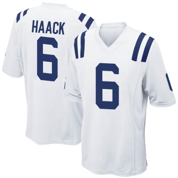 Matt Haack Men's White Game Jersey