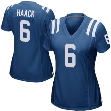 Matt Haack Women's Royal Blue Game Team Color Jersey
