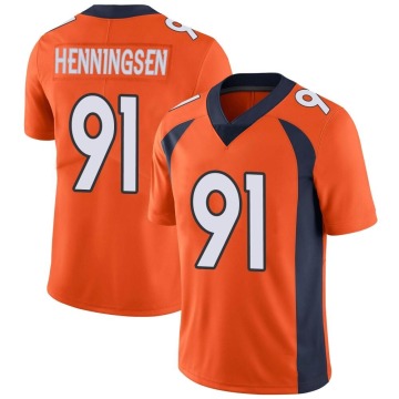 Matt Henningsen Men's Orange Limited Team Color Vapor Untouchable Jersey