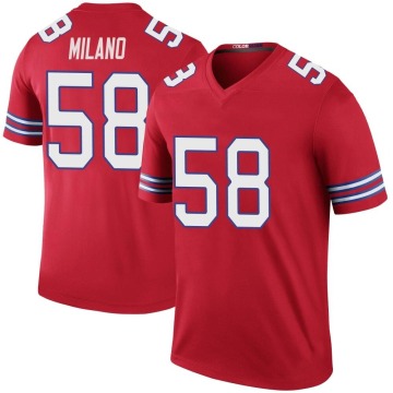 Matt Milano Youth Red Legend Color Rush Jersey