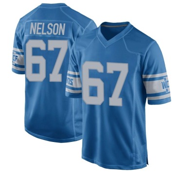 Matt Nelson Men's Blue Game Throwback Vapor Untouchable Jersey