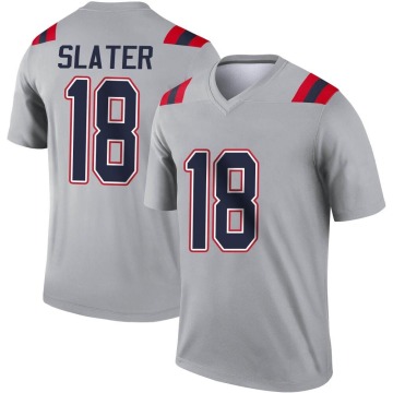 Matthew Slater Youth Gray Legend Inverted Jersey