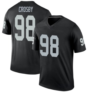 Maxx Crosby Men's Black Legend Jersey