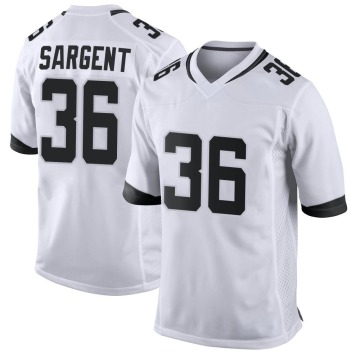 Mekhi Sargent Men's White Game Jersey