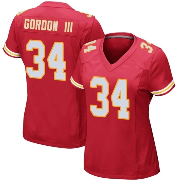 Melvin Gordon III Women's Red Game Team Color Jersey
