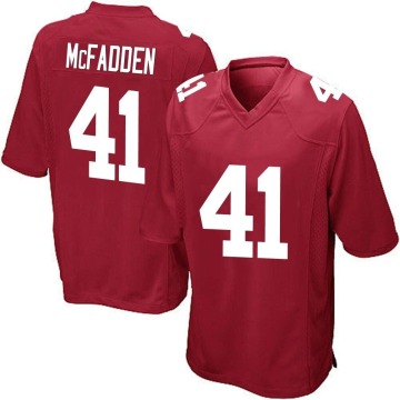 Micah McFadden Men's Red Game Alternate Jersey