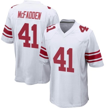 Micah McFadden Youth White Game Jersey