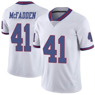 Micah McFadden Youth White Limited Color Rush Jersey