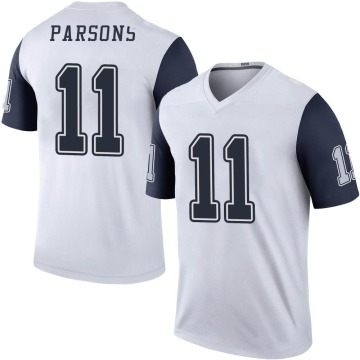 Micah Parsons Youth White Legend Color Rush Jersey