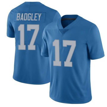 Michael Badgley Men's Blue Limited Throwback Vapor Untouchable Jersey