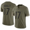 Michael Badgley Men's Olive Limited 2022 Salute To Service Jersey