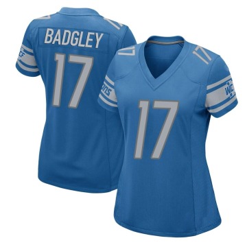 Michael Badgley Women's Blue Game Team Color Jersey