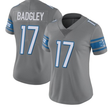 Michael Badgley Women's Limited Color Rush Steel Jersey