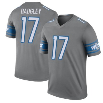Michael Badgley Youth Legend Color Rush Steel Jersey