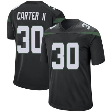 Michael Carter II Youth Black Game Stealth Jersey